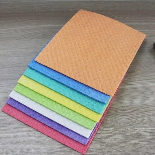 10 Pcs/Lot Sponges Household Cleaning Tools Cellulose Sponge Dishcloth for Washing Tableware Dish Blow Home Cleaning Accessories