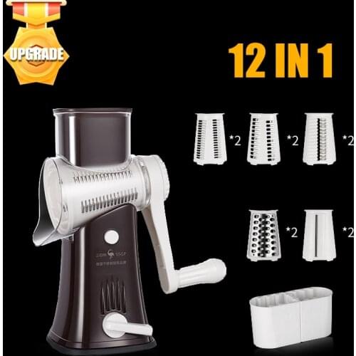 12 In 1 Vegetable Cutter Grater for Vegetables Carrot Potato Peeler Slicer Vegetable Cutter Manual Kitchen Accessories Utensils