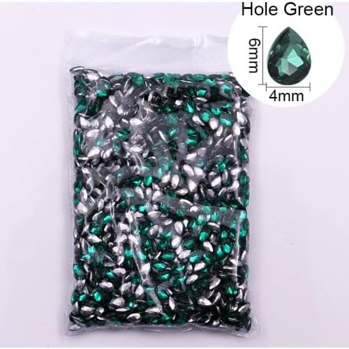 1440pcs/bag Nail Crystals Rhinestone Waterdrop Sharp Bottom Nail Art Decor Rhinestones 3D Charming Gem Manicure Nail Accessories