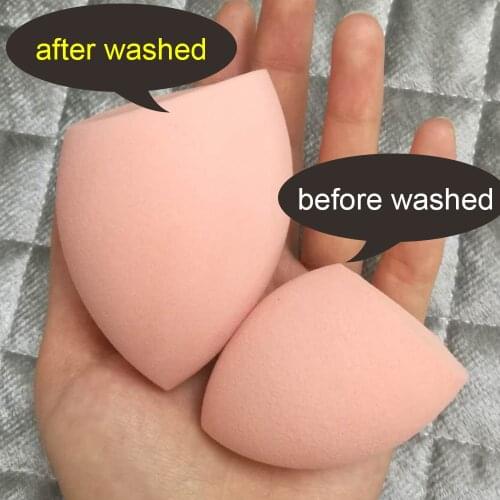 50pcs/lot Factory Price Soft Puff Makeup Powder Sponge Beauty Latex Free Make Up Milk Powder Blender Velvet Blender Sponge