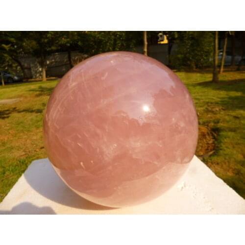 9900g(21.78 lb) Natural Rose Quartz Crystal Sphere Love Healing
