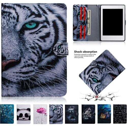 Color Pattern Tablet Case For Kindle Paperwhite 4 Case PU Leather Protective Cover Fundas For Amazon Kindle Paperwhite 4 2018