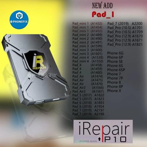 IRepair P10 DFU Box No Disassembly Required One-click into the DFU Mode Serial Number Read Write for IPHONE 7 7P 8 8P X & IPAD