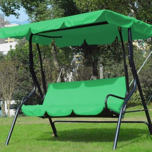 3 Seat Swing Canopies Seat Cushion Cover Set Patio Swing Chair Hammock Replacement Waterproof Garden 66CY