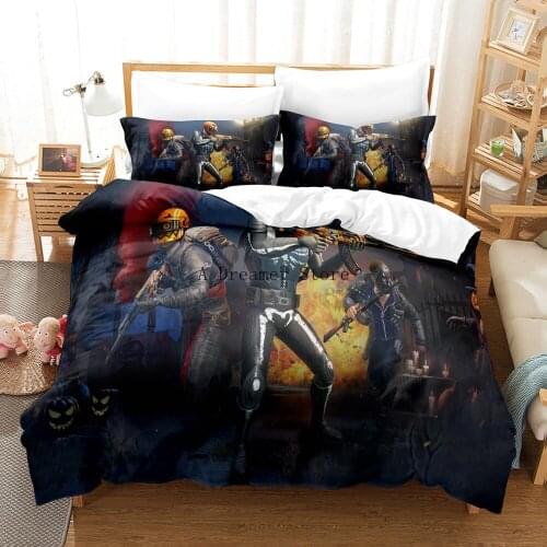 Halloween 3D Bedding Set Children Cartoon Duvet Cover Pillowcase Single Double Queen King Size Bedspread Boys Kids Bedroom Decor