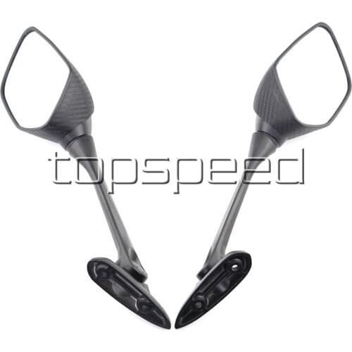 Left & Right Rearview Mirrors For Yamaha YZF R25 2014-2016 / R3 2015-2017 Carbon