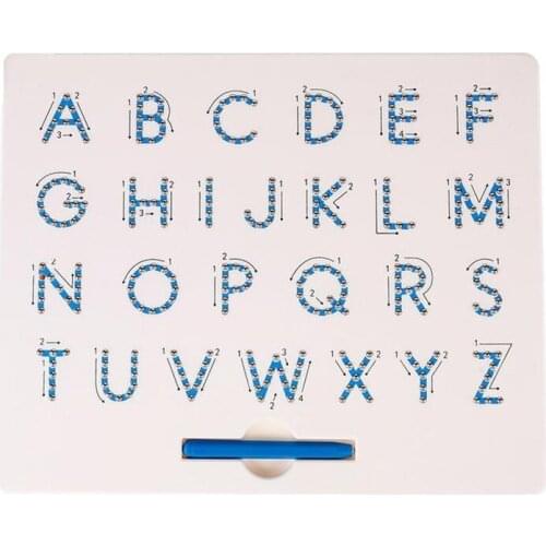 Magnetic Lowercase Letter Board Puzzle Magnetic Board Magnetic Steel Ball Letter Board Early Education Tool