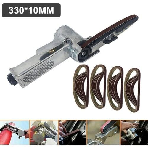 Air Belt Sander Sanding Belt Adapter Pneumatic DIY Sanding Belt Angle Grinder Grinding Machine Welding Parts Sheet Metal Tools