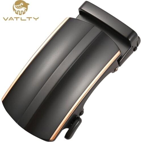 VATLTY Official authentic mens belt buckle, hard metal golden silver business belt buckle, 3.6cm suit belt buckle for men