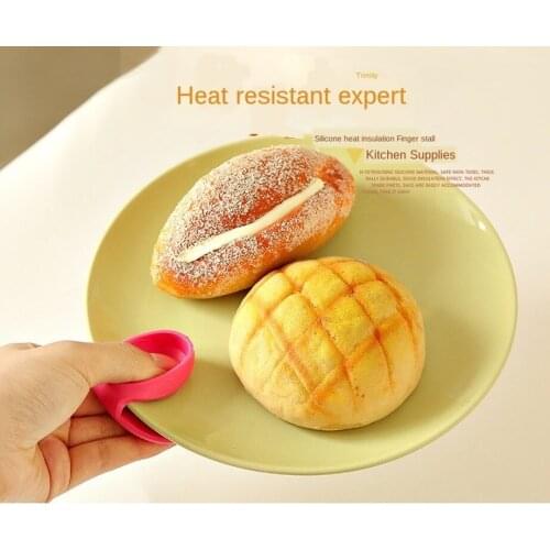 Sale! 1PCS Silicone Gloves Oven Heat Insulated Finger Gloves Cooking Microwave Non-slip Gripper Pot Holder Kitchen Baking Tool