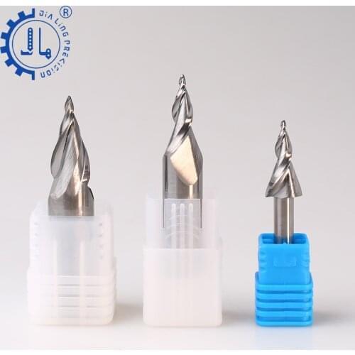 1pc 6mm 12mm SHK Mini Word V tool metal cutting bit tungsten carbide engraving bits for acrylic