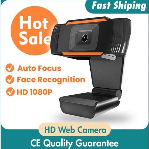 Hot Sale 30 degrees rotatable 2.0 HD Webcam 1080p USB Camera Video Recording Web Camera with Microphone For PC Computer