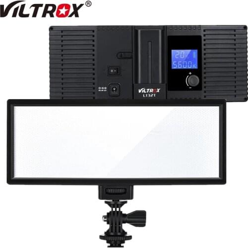 Viltrox L132T LED Video Light Bi-Color Dimmable DSLR Studio Light Lamp Panel Colors Light for Camera DV Camcorder