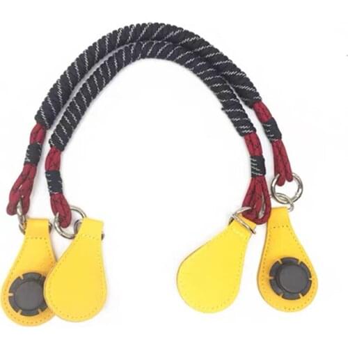 1 Pair Rope Short Handles For Obag Handbag 2021 Hemp With Tears And Drops 4 Pieces Accessaries For Women Tote