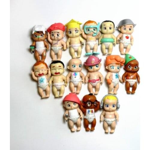 10PCS/lot Secret Lovely Baby Dolls 7.5cm Cartoon Action Fgure Kids Toys Hands And Legs Can Move Home Decor Hobby Collections