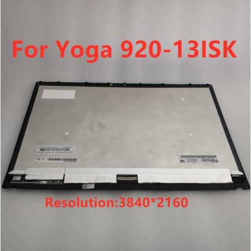 13.9 Inch LP139UD1-SPC1 5D10P54228 LCD Display Assembly Touch Screen For Lenovo Yoga 920-13IKB Yoga 6pro UHD 3840*2160 Screen