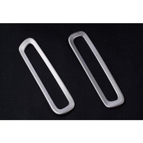 Fit For Volvo XC90 2016 Auto Car A Pillar Air Conditioner Outlet Vents Frame Trim Cover Sticker Car-styling 2Pcs Stainless Steel