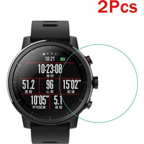 2Pcs Protector For Xiaomi Huami Amazfit Stratos 2 2S Glass Screen Protector Soft TPU (Not Tempered Glass) Protective For Amazfit