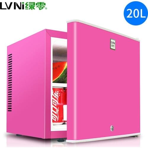 20L small refrigerator small single door family dormitory pink silent energy saving refrigerator