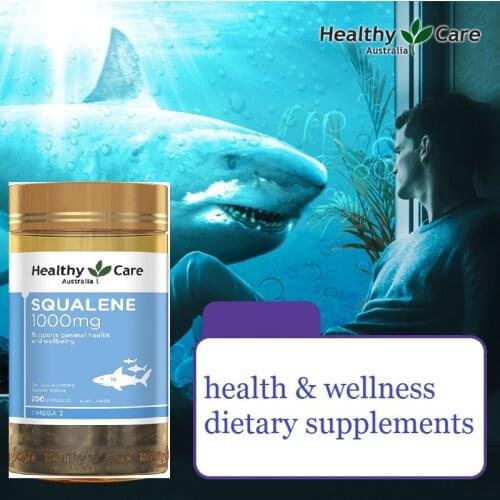 Australia Healthy Care 1000mg 200 Capsules Nutrients Supplement for General well-being Improvement Healthy Digestive Function