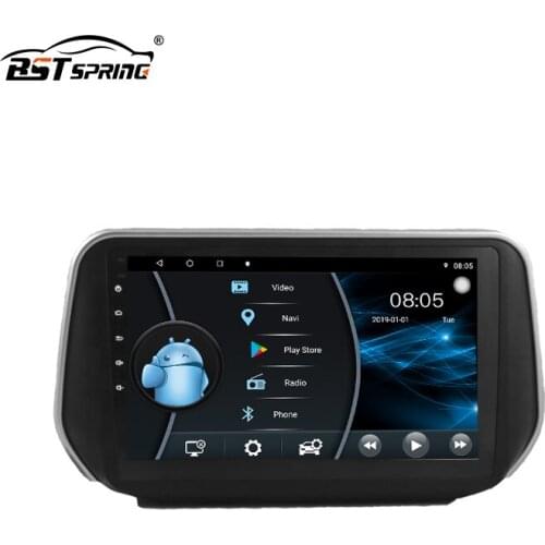 Bosstar Android quad core Car radio Gps Navigation for Hyundai sante fe 2018 2019 Car Dvd player 1gb ram 16gb rom