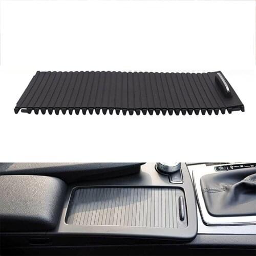 For Mercedes C Class W204 S204 E Class W212 S212 Car Products Center Console Roller Blind Cover Water Cup Holder Sliding Shutter