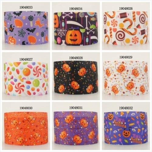 Lovely Candy Printed Grosgrain/Satin Ribbon 25mm/38mm 5 Yards for DIY Hair Accessories Party Supply Bows