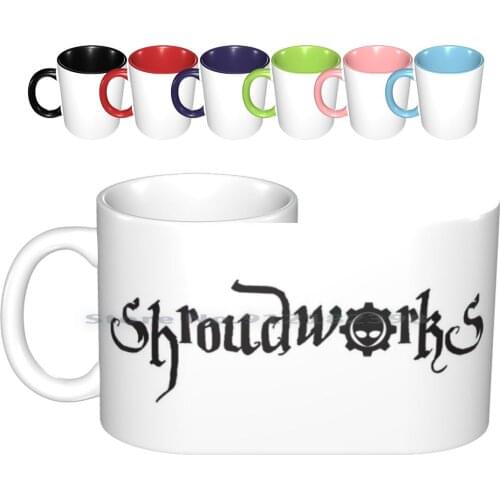 Shroudworks Title V. 1 Black Ceramic Mugs Coffee Cups Milk Tea Mug Shroudworks Title V 1 Black Version Shroud Works Ufo Gear