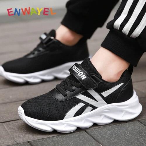 ENWAYEL shoes for girls sport running children boys Sneakers kids Casual mesh Breathable 2021 Students school footwear