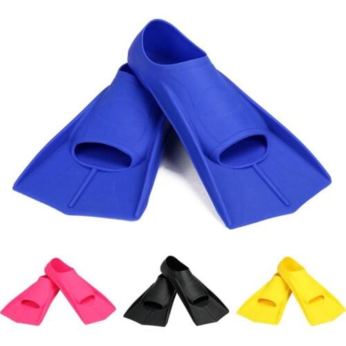 1 Pair Swimming Flippers Diving Snorkeling Surfing Swim Soft Silicone Foot Fins flexibility long distance swimming accessories