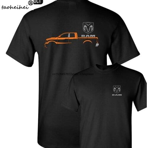 Licensed RAM Trucks Silhouette Double Sided T Shirt