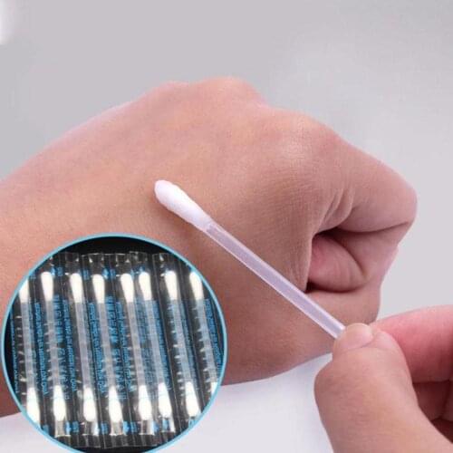 Medical Alcohol Disposable Emergency Cotton Stick Swab For Newborn Swab Disinfected Children Individual Baby Packaging Adul L4I6
