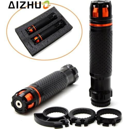 Motorcycle 7/8'' Universal Handle Grips CNC Aluminum Motorcycle Throttle Grip For Honda Cb500x Pcx125 150 Cbr650f Exc 250
