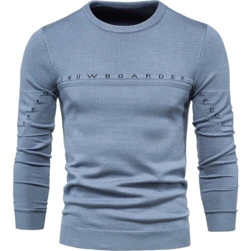 2021 Mens sweater pullover Casual Solid wool Cotton Sweater Men Outfit Fashion Slim Fit O-Neck pullover Sweater Men M-2XL