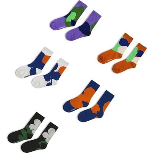 New Designs Japanese Cotton School Style Socks Flower Collection Women Cartoon Socks