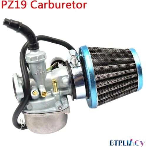 NEW PZ19 Carburetor W/ Air Filter For 50cc 70cc 80cc 90cc 110cc 125cc ATV Motorcycle Scooter Dirt Bike Go Kart Durable