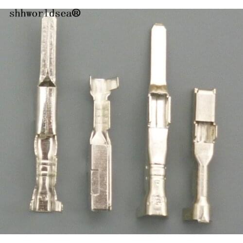 Shhworldsea 20pcs 2.2mm Male and Female Car Crimp wire terminal 2.2 series terminals for HYUNDAI KIA for VW DJ611-2.2&DJ621-2.2
