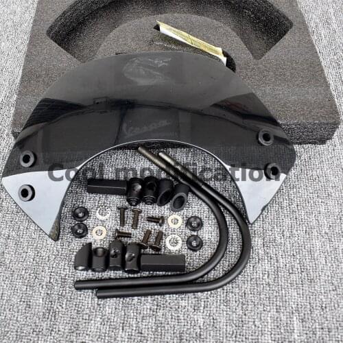 Motrocycle Wind Deflector Cover For VESPA Primavera Sprint 150 GTS 300 Scooter Acrylic Smoke Windshield With Mount Bracket