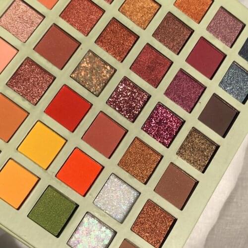 42 Colors Oil Painting Eyeshadow Palette Ultra Fine Powder Pigmented Glitter Shimmer Matte Eyeshadow Makeup Eye Shadow TSLM1