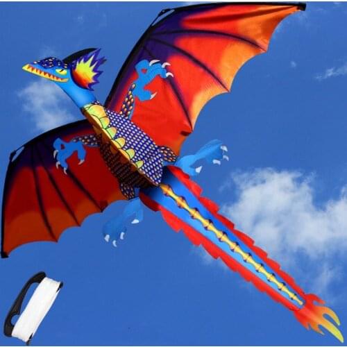 Hot Creative stereo Dragon Kite With Kite Line Outdoor Sports Kite For Children and Adults Easy To Fly High Quality2017
