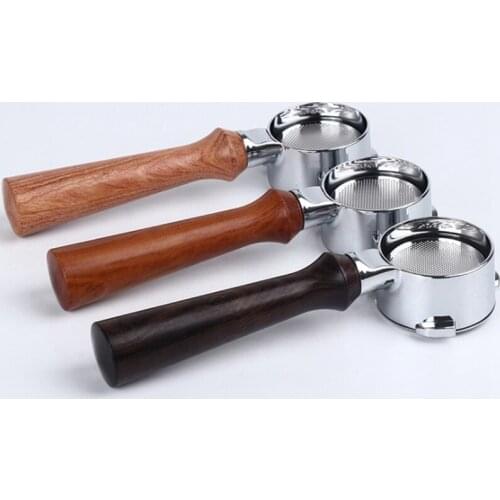 HGHO M10 Portafilter Handle Espresso Coffee Machine Wooden Handle Coffee Maker Cafe Tools Accessories for Barista