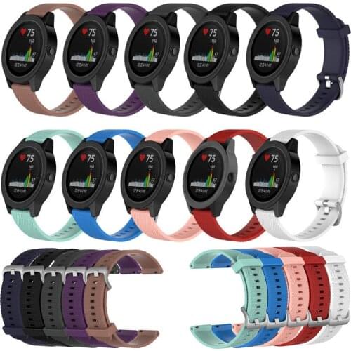 For Garmin Vivoactive 3 Bands, Silicone Replacement Bands for Garmin Vivoactive 3 Smartwatch NO Tracker