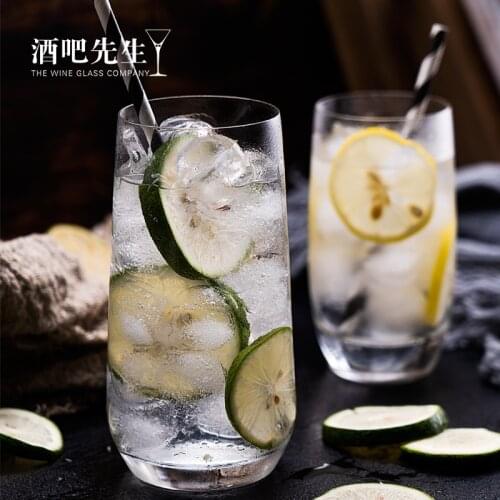 Heavy Base Tall Bar Glass Drinking Glassware Premium Highball Glasses for Home Restaurant Events Parties