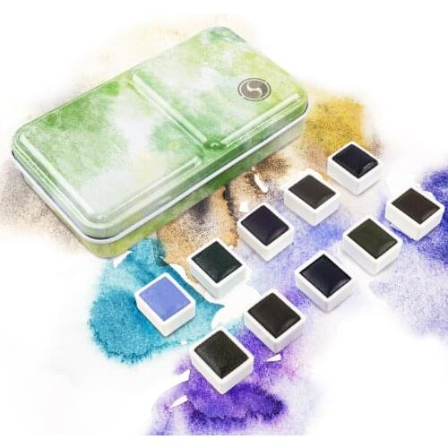 Lightwish Watercolor Paint Set-10 Layered Color Master-level Watercolor Pigment