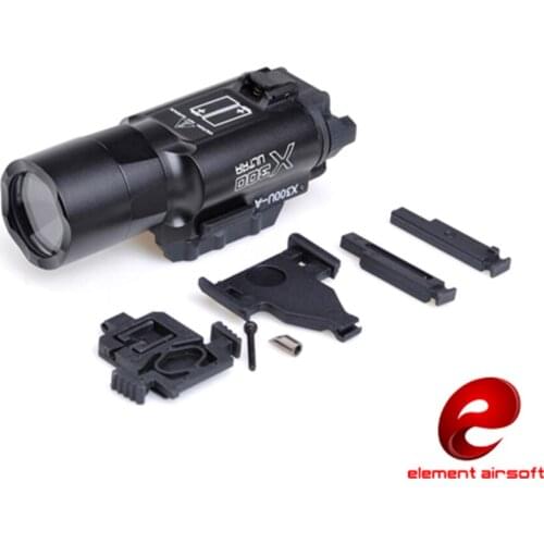 Element Airsoft Surefir X300 Tactical Flashlight 370 Lumen Pistol Weapon Light Surefir X300U Flashlight For Gun EX359