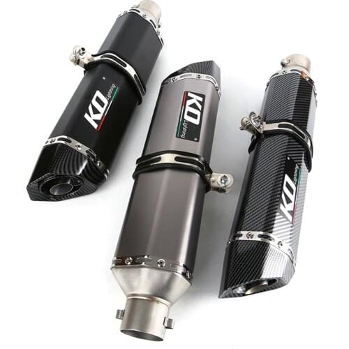 Motorcycle 51mm Inner Exhaust Pipe Universal Stainless Steel Muffler Escape Removable DB Killer for F800GS YZF-R3 CBR500/300R