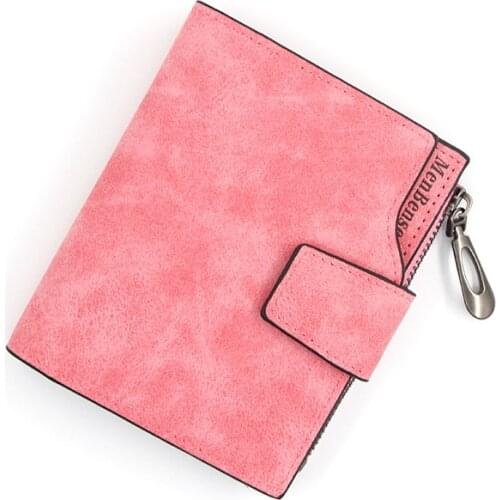 Womens Leather Wallet New Womens Wallet Short Wallet Large Capacity Multi Position Card Bag