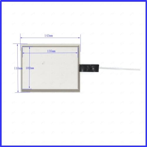 ZhiYuSun AMT 9525 this is compatible 6.4inch Touch Screen glass 4 lines resistive touch panel SCREEN sensor AMT9525