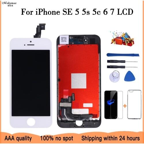 AAA Quality LCD For iPhone 5 5C 5S SE Replacement Screen Display Digitizer Touch Screen Assembly For iPhone 6 LCD Screen