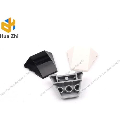 Building Blocks Parts 64225 10PCS Wedge Curved 4 x 3 No Studs [Plain] LEGOING MOCS Education